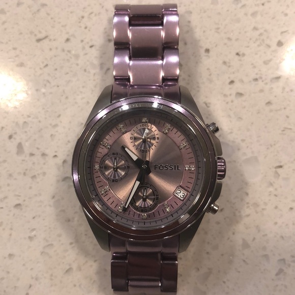 Fossil Accessories - Purple fossil watch